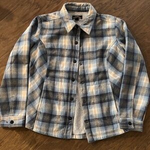 Noble Outfitters Blue Plaid Jacket